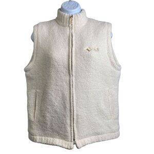 Vail Colorado Women's Luxury Fleece Vest Size M Apres Ski Resort Rockies